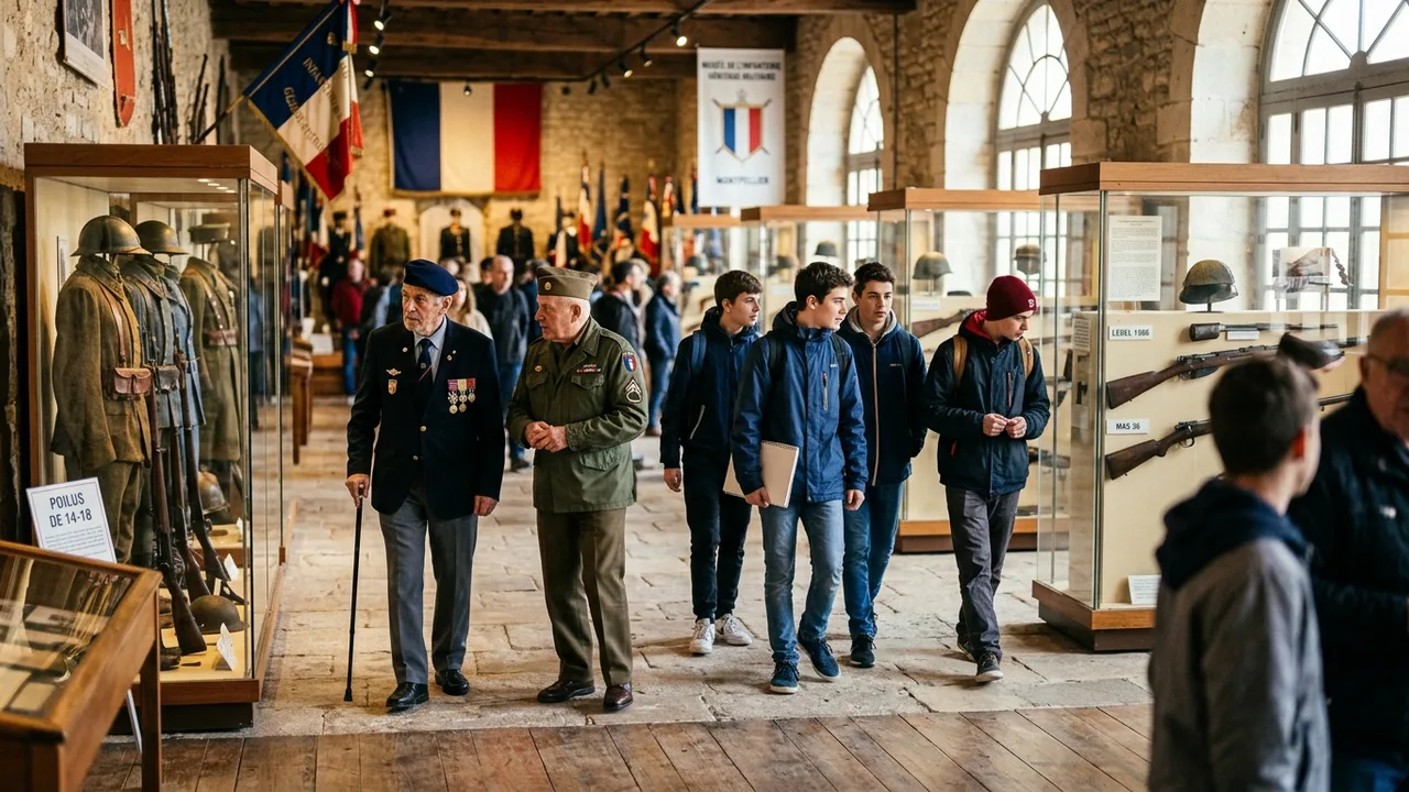 Préservation du patrimoine historique militaire et transmission culturelle de l'Infanterie à Montpellier